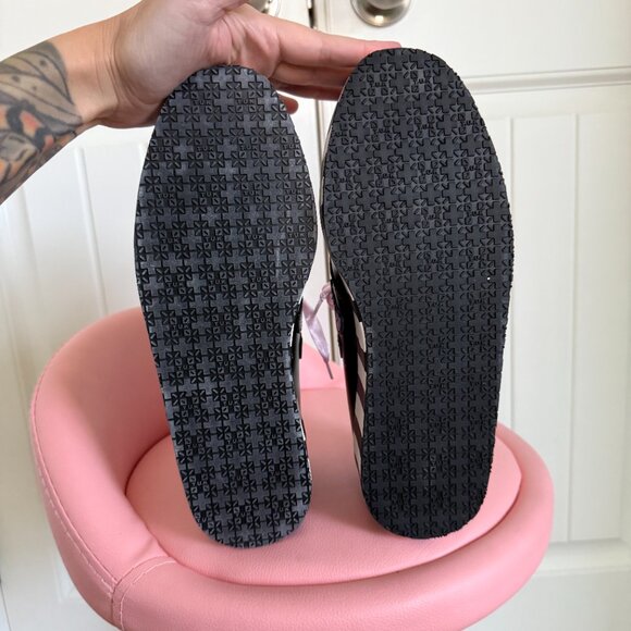 TUK Hello Kitty Black and White Stripe Platform Creepers - Picture 13 of 13